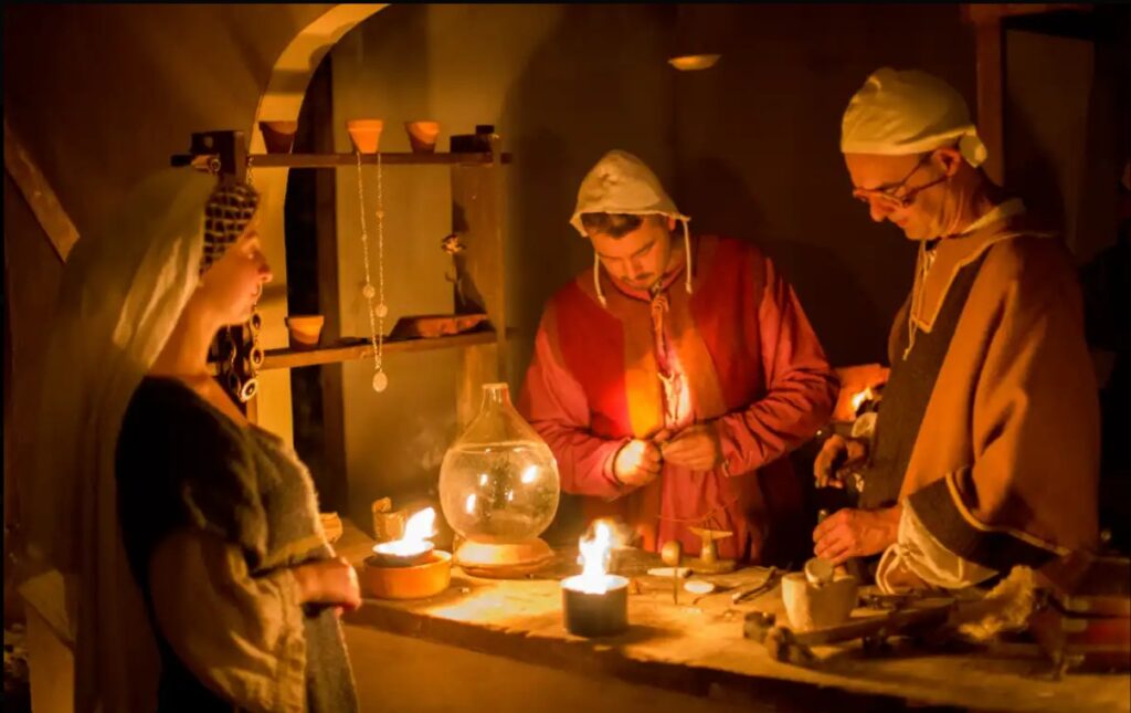Uno stralcio di vita medievale nella meravigliosa veste treviana d’ottobre
