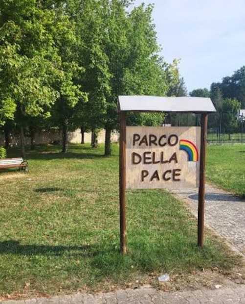 Il celebre Parco della Pace di Servigliano.